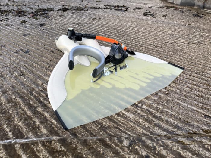 Alchemy Heavy Neckweight with monofin, mask & Snorkel