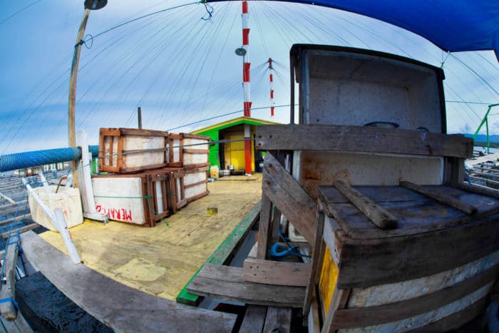 ©Diana Himmelspach Simple Life – A “Bagan” is a floating wooden construction that serves to the fishermen both as a working space and a temperate home.