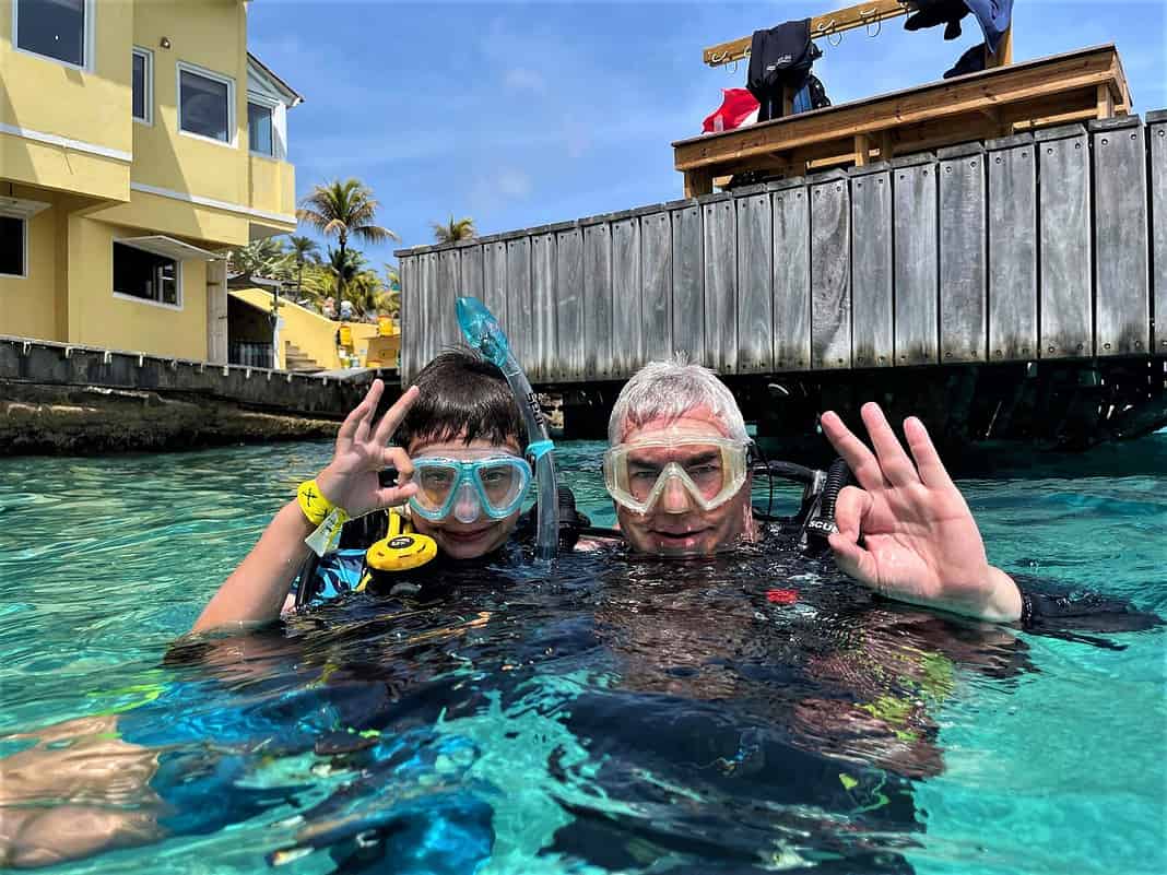 Scott and Stephen at Kids Sea Camp