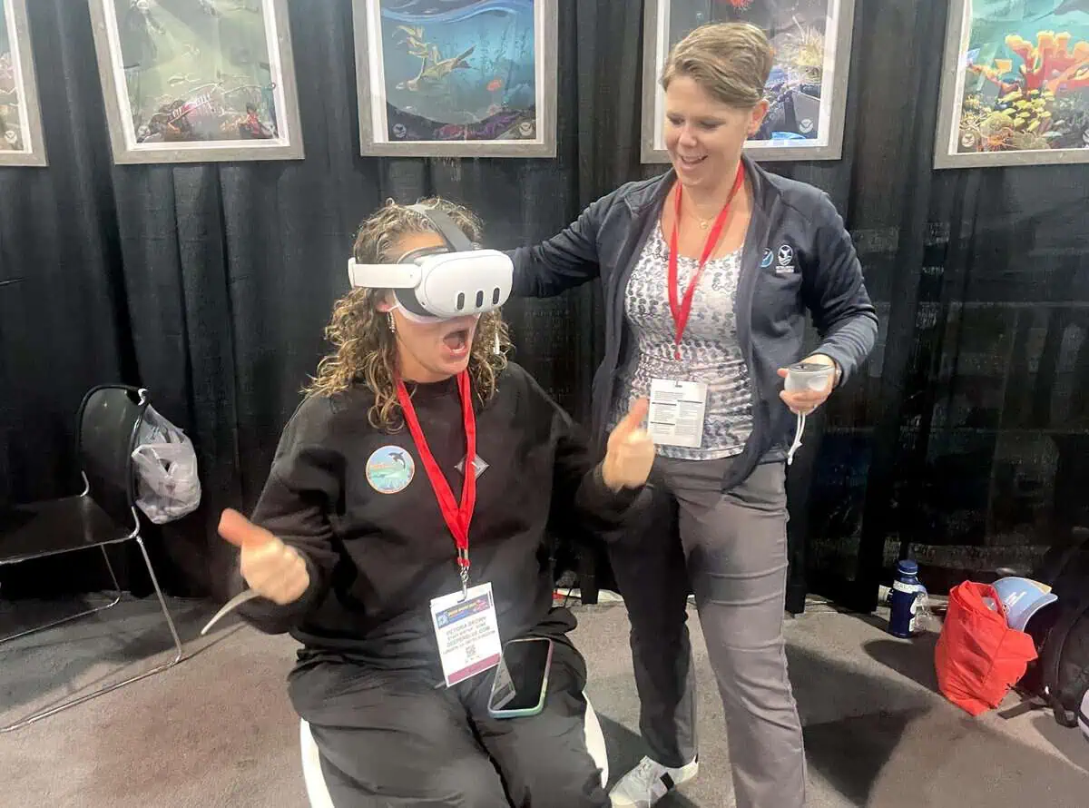 VR experience with the National Marine Sanctuary System