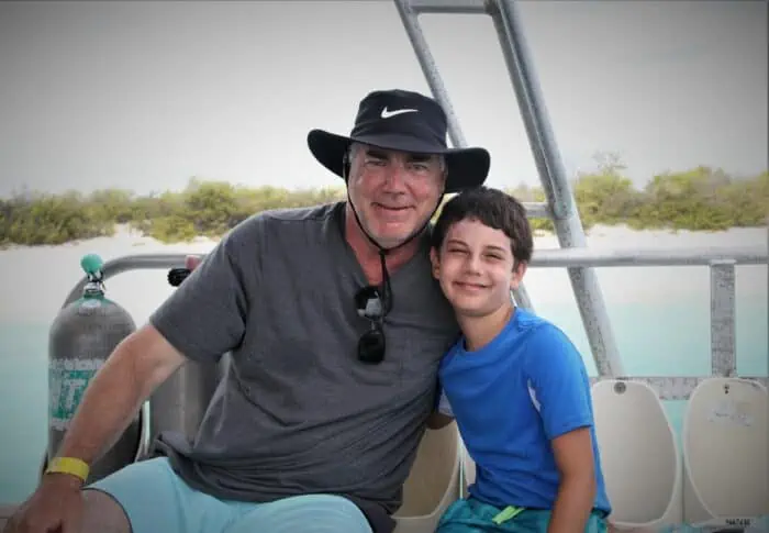 Scott and Stephen at Kids Sea Camp