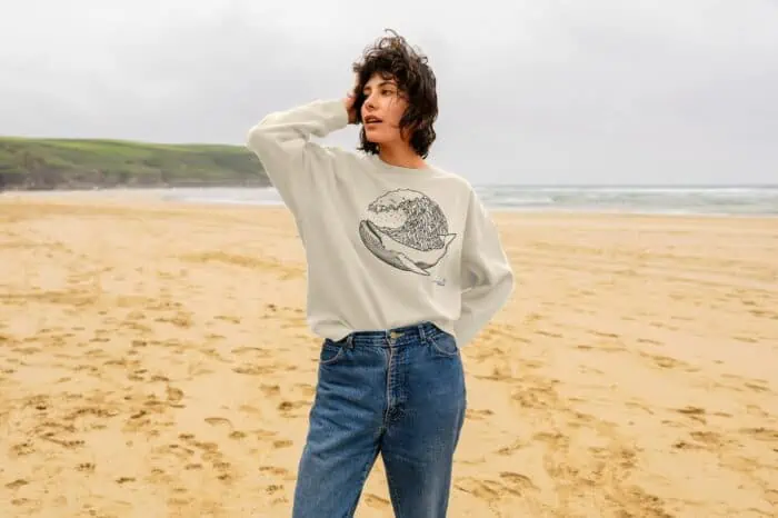 Women's Whale Oversized Jumper