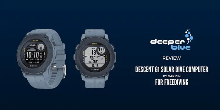 Review Descent G1 Solar by Garmin (Freediving)