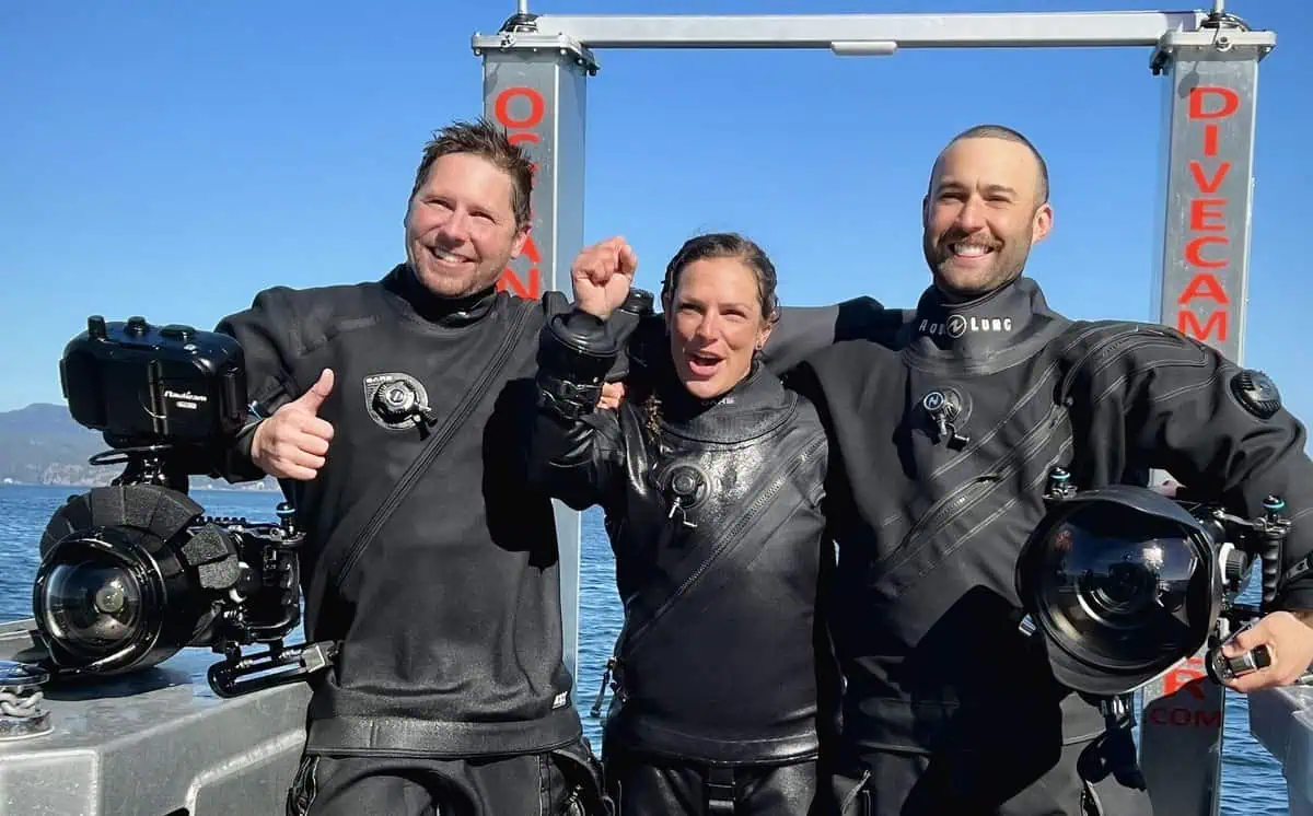 'Secrets of the Octopus' Vancouver Island Film Team (Photo courtesy Maxwell Hohn)