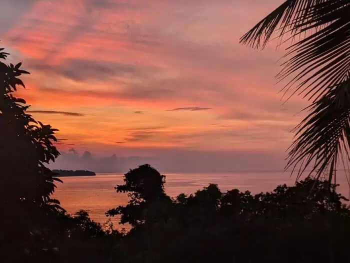 A sunset from Camotes Island, Cebu, Philippines.